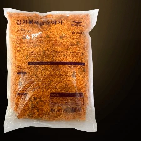 [3개/무료배송] 한우물 김치볶음밥이야기 3kg 냉동 대용량 업소용