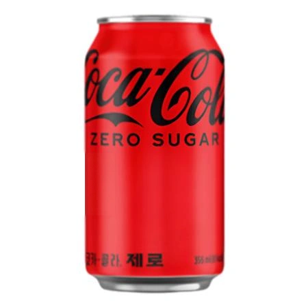 [제로/박스판매/업소용] 제로 ZERO 코카콜라 355ml*24개 무설탕콜라 제로탄산음료 캔콜라 음료수