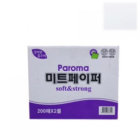 파로마 미트페이퍼 백색 200매*2롤
