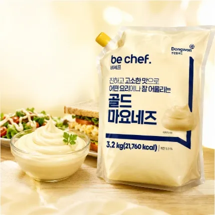 ★공산 핫★ 동원 비셰프 골드마요네즈 (스파우트팩) 3.2Kg