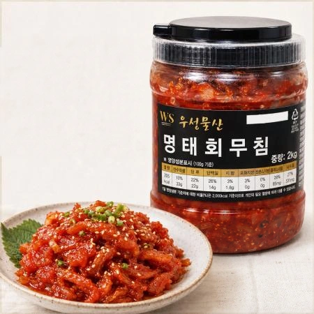 우성물산 명태회무침 2kg 업소용 명태 식해 회냉면 초무침