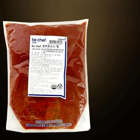 [D-2/무료배송] [4개] 비셰프 동원 토마토소스-엘 3kg 냉장