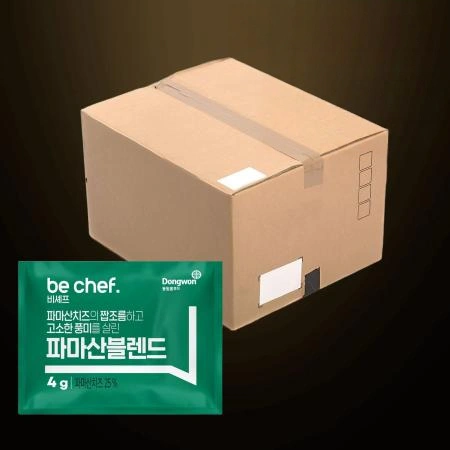 [D-2/무료배송] [500개] 비셰프 동원 일회용 파마산치즈가루 4g 파마산가루
