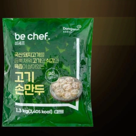 [D-2/무료배송] [6개] 비셰프 동원 고기손만두 1.3kg 냉동