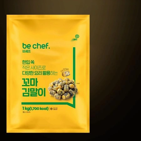 [D-2/무료배송] [10개] 비셰프 동원 3cm꼬마김말이 1kg 냉동 분식 사이드
