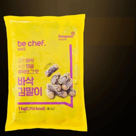 [D-2/무료배송] [10개] 비셰프 동원 5cm 바삭김말이 1kg 냉동