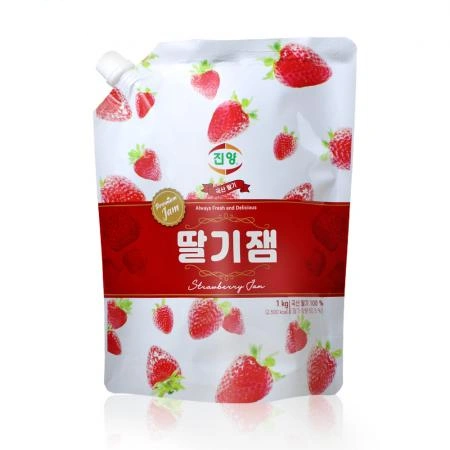 [진양] 딸기잼 1kg, 지리산 산청딸기 100%