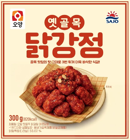 오양옛골목닭강정매콤달콤,300g,(사조오양,냉동)
