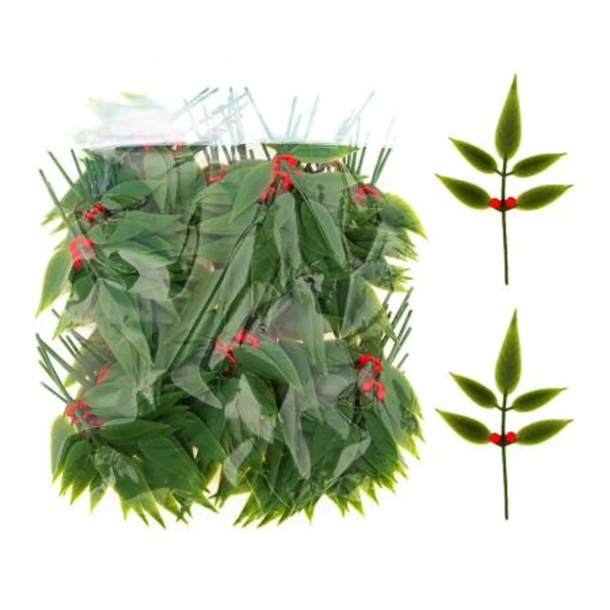 장식용 열매잎(100개) /생선회 초밥재료 인조소국 이미지