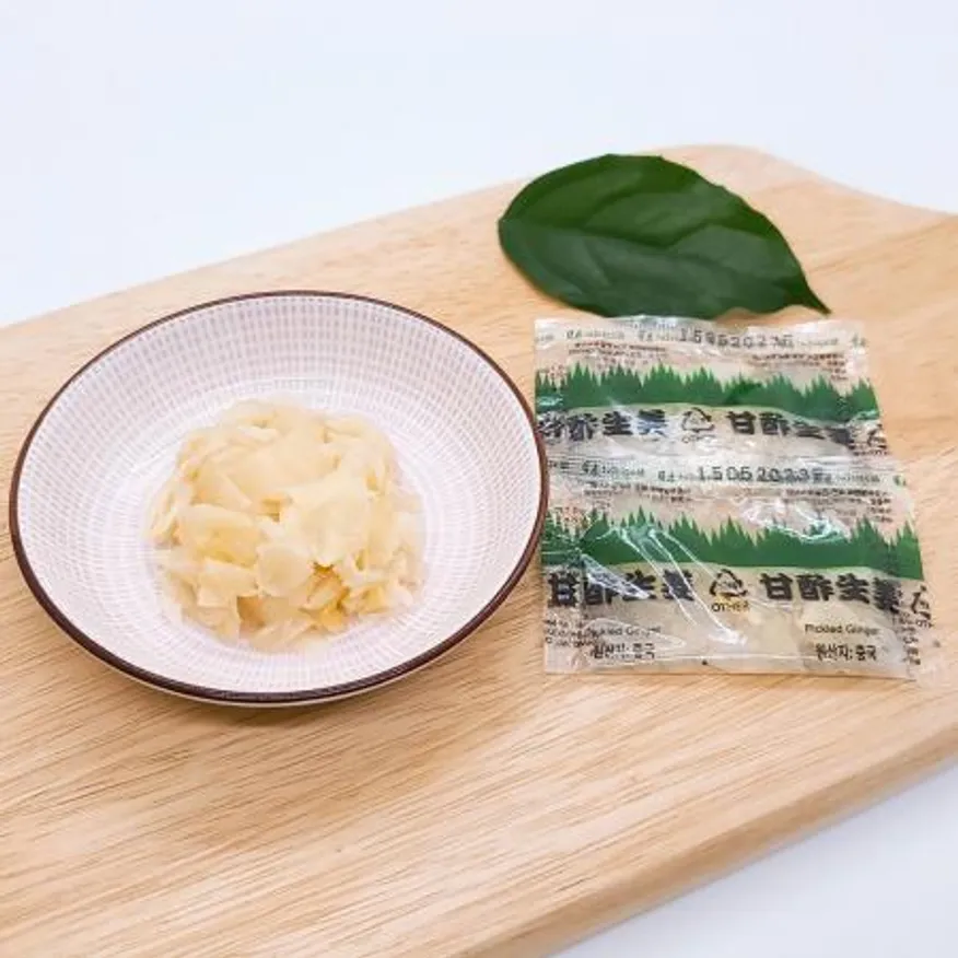 소포장 초생강 5g 1000개 포장 배달 도시락 식자재마트 이미지