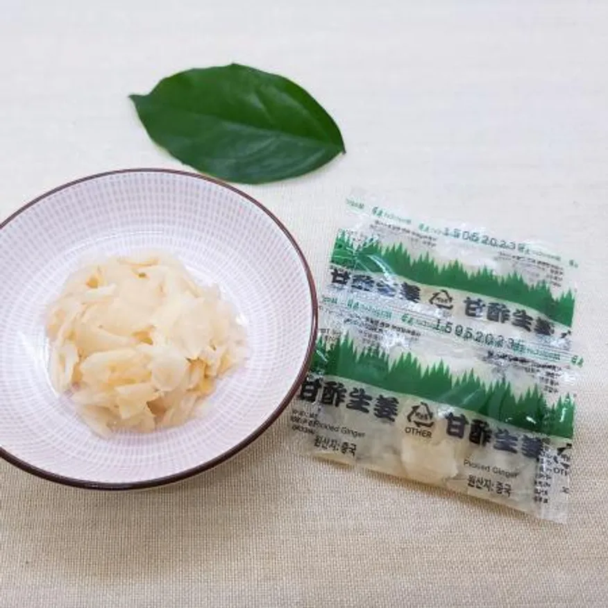 소포장 초생강 5g 1000개 포장 배달 도시락 식자재마트 이미지