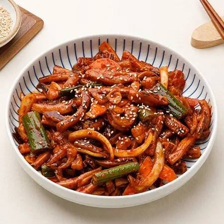 왕중왕 통통오징어 볶음 1.5kg(300g*5) 모짜렐라 치즈(30g*3)추가 이미지