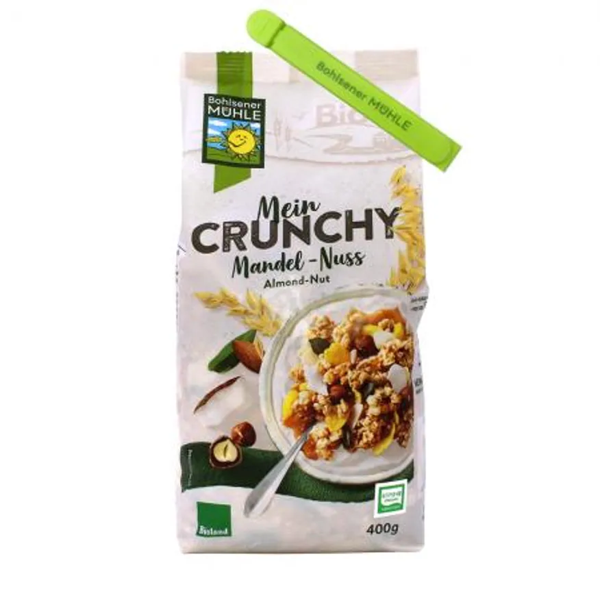 볼제너뮬러 유기농 아몬드 헤이즐넛 크런치 400g 이미지