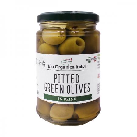 비오오가니카 유기농 그린올리브 피티드 280g
