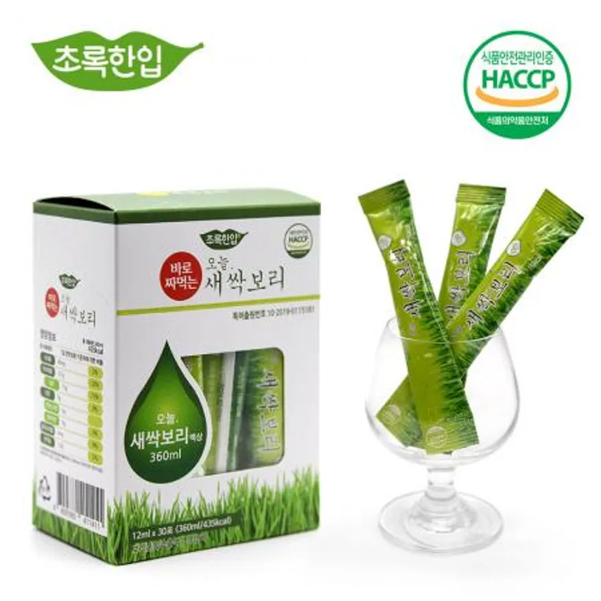 유기농초록한입 오늘. 새싹보리 액상스틱 이미지