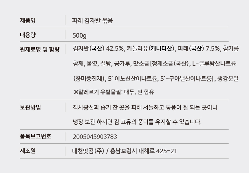 상품정보제공고시