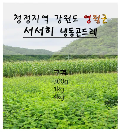 냉동곤드레 1kg 이미지