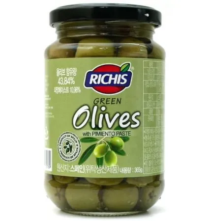 리치스 그린올리브 홀 피멘토<씨있음>, 365g