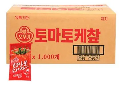 [Box출하] 오뚜기 일회용 케찹, 9g*1000개입