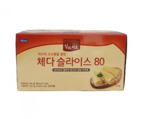 매일 체다슬라이스 80매, 1.44kg 이미지