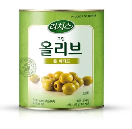 리치스 그린올리브 홀 피티드, 3kg
