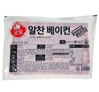 굿딜 알찬 전지베이컨, 1kg