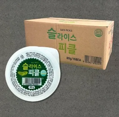 일회용 오이피클 80g X 168개입, 엔엘푸드