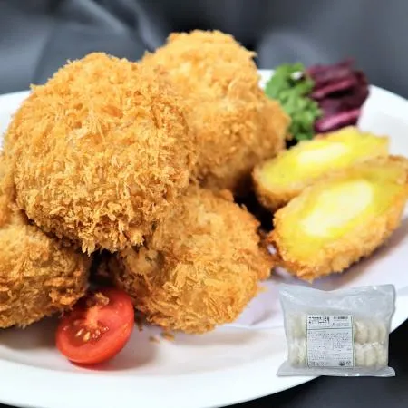 튀김 고구마 치즈고로케 720G(40gX18ea) 고로케 안주 업소용 도매 이미지