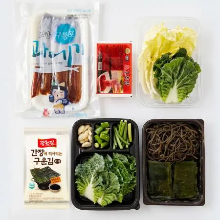 포항 구룡포 과메기 야채 세트 585g 1개