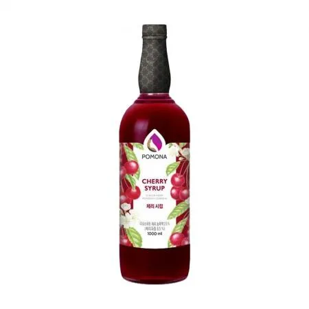 포모나 하이볼 체리맛 체리시럽 1000ml 도매 업소용 카페용 음료제조 이미지