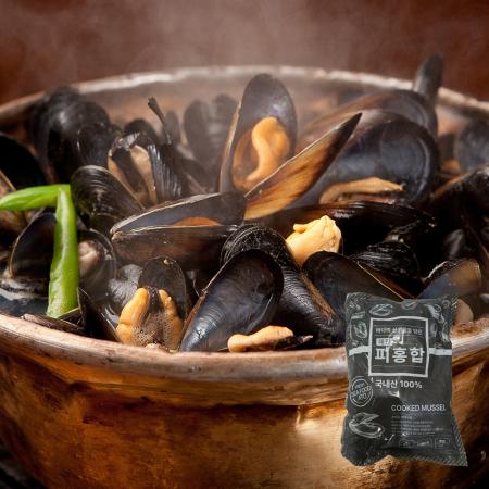 국내자숙피홍합 1KG 손질 해물 볶음 요리 술안주 손질 가정용 업소용 도매 식자재