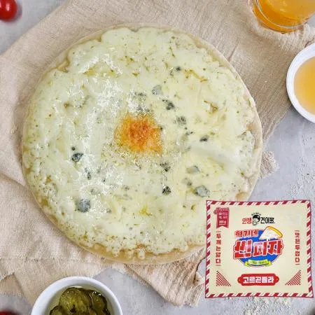 [형기네] 고르곤졸라 씬 크러스트피자 300g 1봉 도매 업소용 안주 간식
