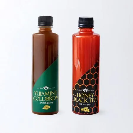 티바인 유자민트 콜드브루 원액 티 400ml 