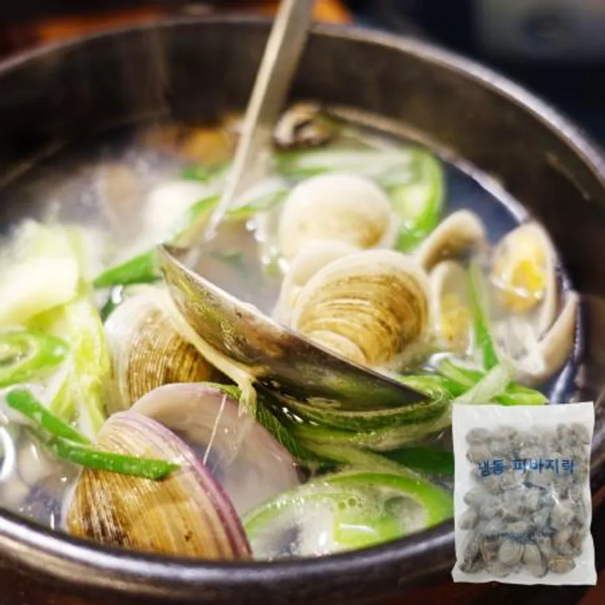 냉동 피바지락 500g 1봉 이미지