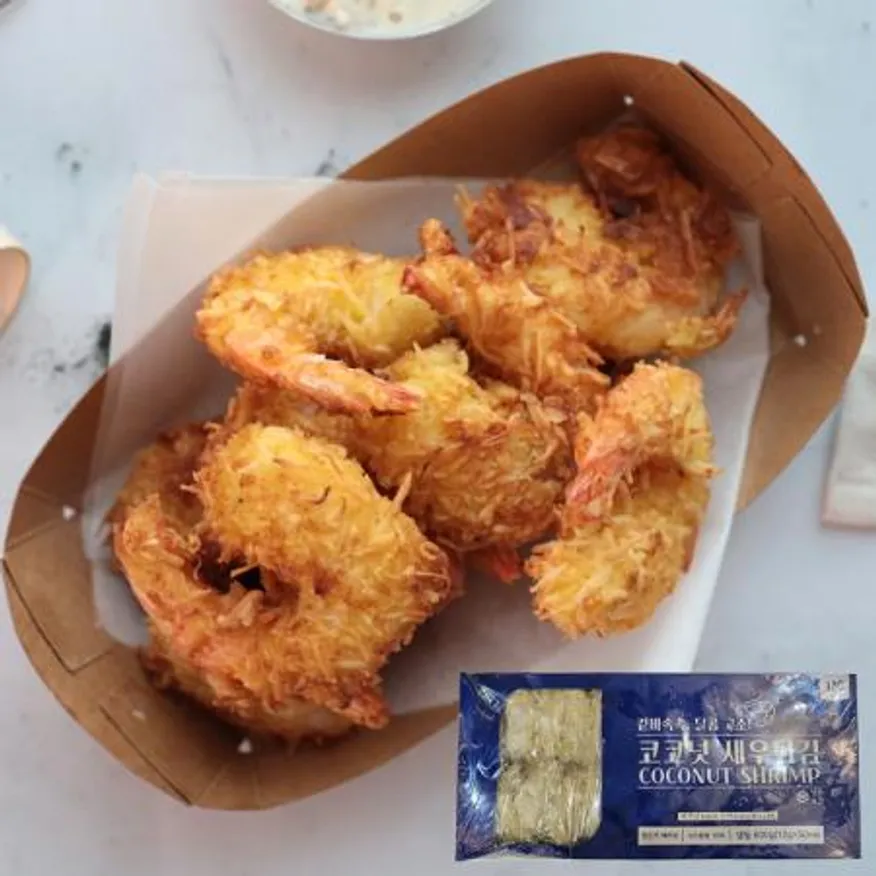 튀김 코코넛새우튀김 600G 코코넛 쉬림프 업소용 안주 도매 이미지