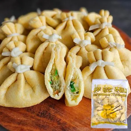 유부 당면주머니 1kg 10봉 냉동 전골 사리 업소용  이미지