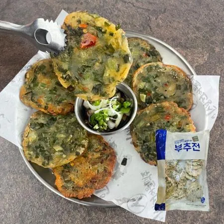 전 부추전 1KG 부추 부침개 모듬전 업소용 반찬용