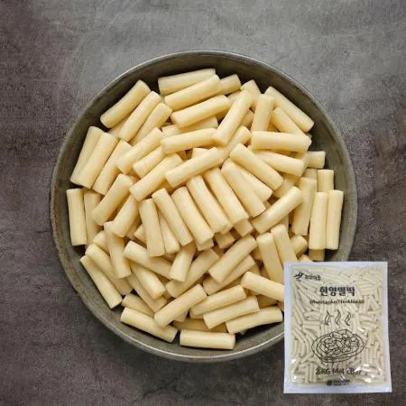 떡볶이떡 밀떡 한양밀떡 5.5CM 2KG 밀떡볶이 도매 업소용 안주 간식