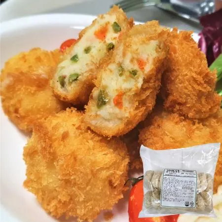 튀김 감자 야채고로케 720G 고로케 안주 업소용 도매 이미지