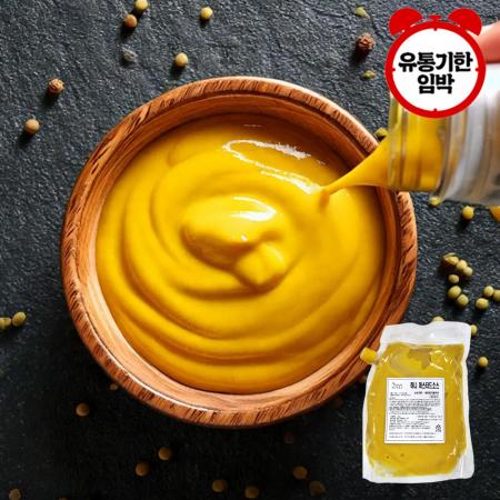 인생소스 정통 허니 머스타드소스 1kg 1봉