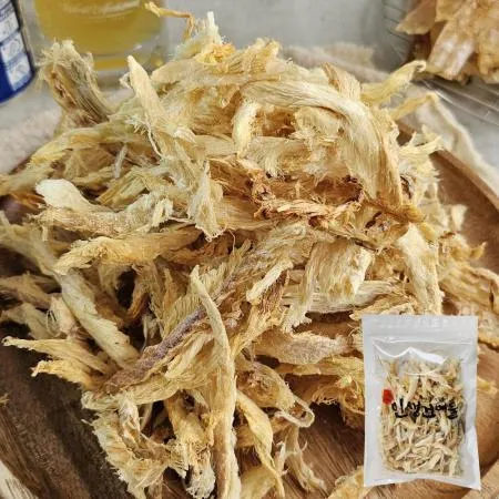 [베트남산]순살먹태채 120g 1봉 [머리껍질 없음]