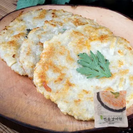 [도매] 전 감자전 390G 10봉 부침개 추석 명절음식 도매 반찬용 이미지