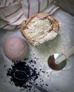 명품 흑미도우 피자도우 냉동생지 화덕피자겸용 450g 30개