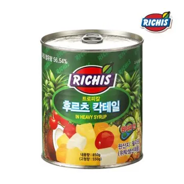 동서 리치스 후르츠 칵테일 850g 원터치 과일 통조림 디저트