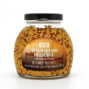 선인 홀그레인 머스타드 280g 닭고기 쇠고기 육류 고급 해산물 요리 소스 드레싱