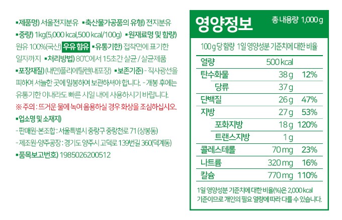 상품정보제공고시