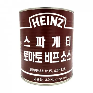 하인즈 스파게티 토마토 비프소스 3kg 파스타 미트 소스
