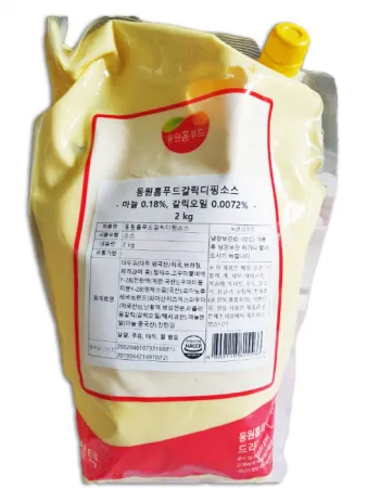 동원홈푸드 삼조 갈릭디핑소스 2kg 샐러드 케이준 치킨 마늘 드레싱