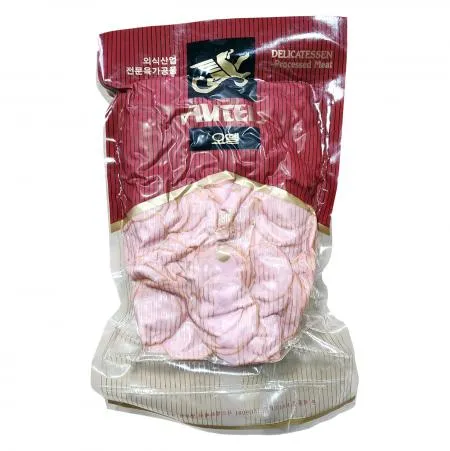 오뗄 스모크햄 카나디언햄 1kg 훈제햄 슬라이스햄 샌드위치 피자 토핑 카나디안햄 (무료 아이스포장) 이미지