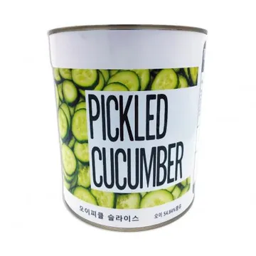 제이쿱 후레쉬 오이피클 슬라이스 3kg 민무늬 수제느낌 물씬 아삭